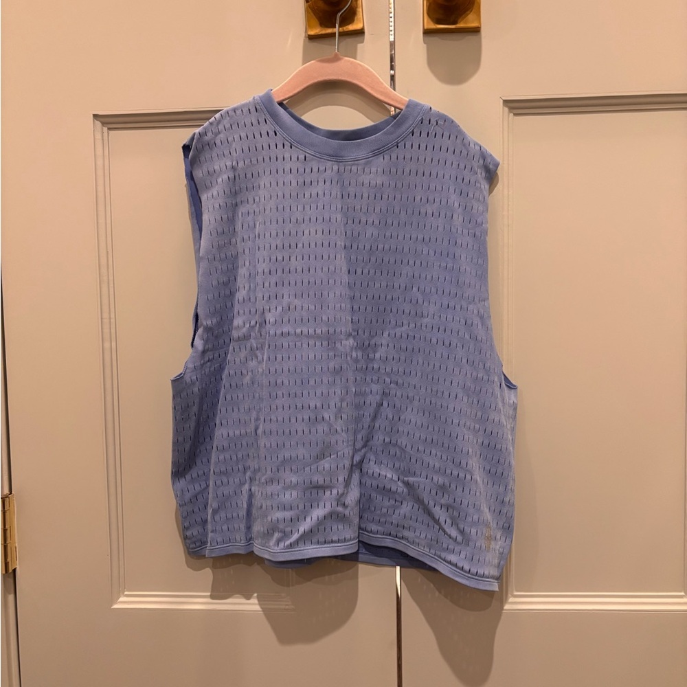 Blue FP Movement muscle tee